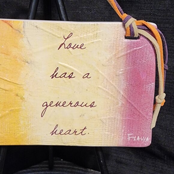 Love has a Generous Heart - Dolomite Plaque - Flavia - Picture 3 of 4